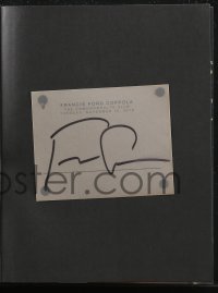 2h0224 FRANCIS FORD COPPOLA signed bookplate in hardcover book 2016 The Godfather Notebook!