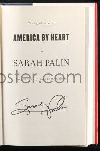 2h0613 SARAH PALIN signed first edition hardcover book 2010 her autobiography America By Heart!