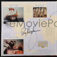 2h0123 RAY HARRYHAUSEN signed laserdisc R1992 Jason & The Argonauts, The Criterion Collection!