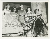 2j0181 ANN RUTHERFORD signed 8x10 REPRO still 1980s Gone with the Wind candid w/ Howard & co-stars!