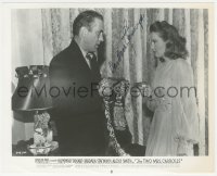 2j0192 BARBARA STANWYCK signed 8x10 REPRO still 1980s with Humphrey Bogart in The Two Mrs. Carrolls!