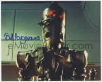 2j0108 BILL HARGREAVES signed color 8x10 REPRO still 2000s he created Star Wars droid bounty hunter!