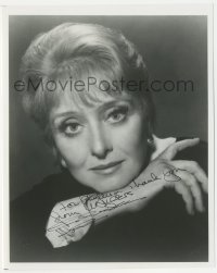 2j0208 CELESTE HOLM signed 8x10 REPRO still 1980s head & shoulders portrait of the pretty actress!