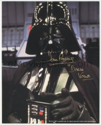 2j0119 DAVID PROWSE signed color 8x10 REPRO photo 1997 Star Wars' Darth Vader trying to choke you!