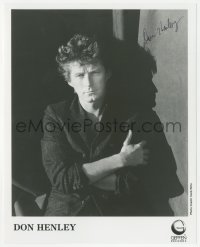 2j0228 DON HENLEY signed 8x10 REPRO still 1990s great portrait of the Eagles drummer/vocalist!