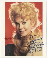 2j0229 DONNA DOUGLAS signed 8x10 REPRO color photo 1990s Beverly Hillbillies Elly May, Prov 3: 5 & 6