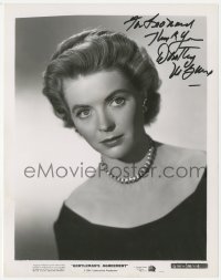 2j0231 DOROTHY MCGUIRE signed 8x10 REPRO still 1980s great portrait from Gentleman's Agreement!