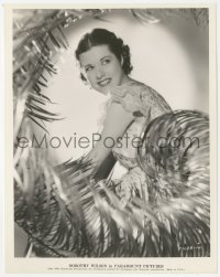 2j1756 DOROTHY WILSON 8x10.25 still 1934 cool portrait of the pretty actress surrounded by palm leaves!