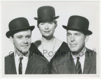 2j0094 FRED MACMURRAY signed 7x9 REPRO still 1980s Apartment publicity photo with MacLaine & Lemmon!