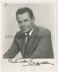 2j0254 GLENN FORD signed 8x10 REPRO still 1970s great portrait of the leading man in suit & tie!