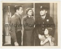 2j1773 GREAT O'MALLEY 8.25x10 still 1937 Humphrey Bogart, cop Pat O'Brien, Sybil Jason & Inescort!