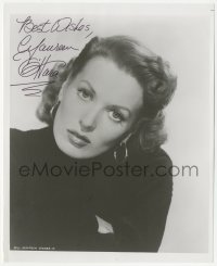 2j0318 MAUREEN O'HARA signed 8x10 REPRO still 1950s head & shoulders c/u of the beautiful actress!