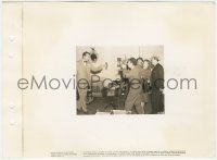 2j1807 MEET JOHN DOE candid 8x11 key book still 1941 Barbara Stanwyck, Gary Cooper, Bacon & Hymer!