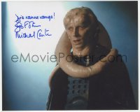 2j0136 MICHAEL CARTER signed color 8x10 REPRO photo 2000s as Bib Fortuna in Return of the Jedi!