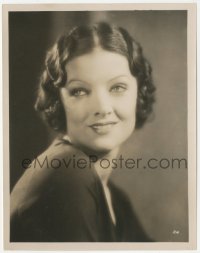 2j1813 MYRNA LOY 8x10.25 still 1920s super young smiling head & shoulders portrait of the sexy star!