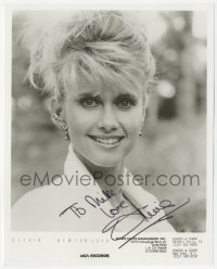 2j0330 OLIVIA NEWTON-JOHN signed 8x10 REPRO photo 1990s great portrait when she was at MCA Records!