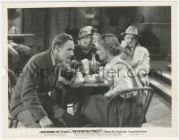 2j1823 PETRIFIED FOREST 8x10.25 still 1936 close up of Leslie Howard & Bette Davis at table!