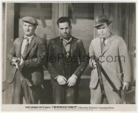 2j1824 PETRIFIED FOREST 7.75x9.5 still 1936 Humphrey Bogart between Joe Sawyer & Adrian Morris!