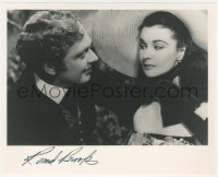 2j0336 RAND BROOKS signed 8x10 REPRO photo 1990s close up with Vivien Leigh Gone with the Wind!
