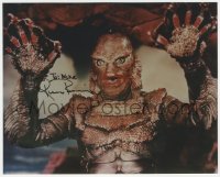 2j0346 RICOU BROWNING signed 8x10 REPRO color photo 1990s The Creature from the Black Lagoon!