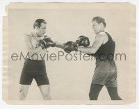 2j1836 RUDOLPH VALENTINO/GENE TUNNEY 6.5x8.5 news photo 1926 Hollywood star with champion boxer!