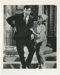 2j0387 WALTER MATTHAU signed 8x10 REPRO still 1980s with Inger Stevens in Guide for the Married Man!