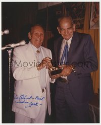 2j0168 YAKIMA CANUTT signed color 8x10 REPRO photo 1980s the stuntman receiving award late in life!