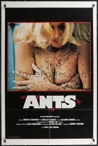 2j0963 ANTS 1sh 1978 close-up of then-unknown topless Suzanne Somers covered by deadly ants!