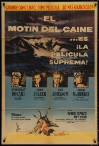 2j0829 CAINE MUTINY Argentinean 1955 Humphrey Bogart, Jose Ferrer, Van Johnson & MacMurray!