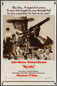 2j0984 BIG JAKE style B 1sh 1971 John Wayne fought through hell to save a grandson he had never seen!