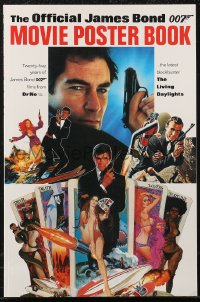 2j0400 OFFICIAL JAMES BOND 007 MOVIE POSTER BOOK softcover book 1987 full-page & full-color!