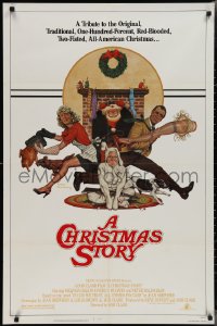 2j1005 CHRISTMAS STORY NSS style 1sh 1983 best classic Christmas movie, art by Robert Tanenbaum!