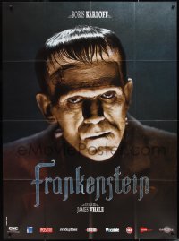 2j0436 FRANKENSTEIN French 1p R2008 wonderful close up of Boris Karloff as the monster!
