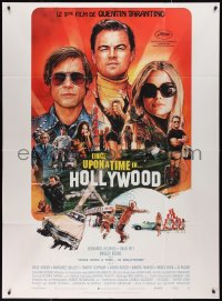 2j0467 ONCE UPON A TIME IN HOLLYWOOD French 1p 2019 Pitt, DiCaprio and Robbie by Chorney, Tarantino!