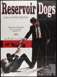 2j0476 RESERVOIR DOGS French 1p 1992 Tarantino, different image of Harvey Keitel & Steve Buscemi!