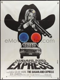 2j0487 SUGARLAND EXPRESS French 1p 1974 Steven Spielberg, different art of Goldie Hawn by Basha!