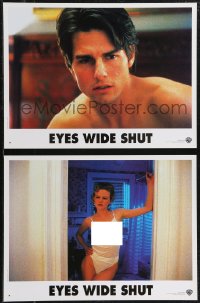 2j0407 EYES WIDE SHUT 8 French LCs 1999 Stanley Kubrick, Tom Cruise & sexy Nicole Kidman!