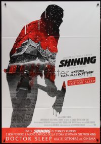 2j0574 SHINING advance Italian 1p R2019 King & Kubrick horror masterpiece, best different art!