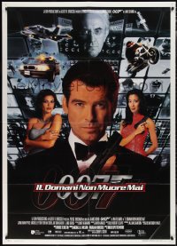 2j0586 TOMORROW NEVER DIES Italian 1p 1997 Pierce Brosnan as James Bond, Teri Hatcher, Michelle Yeoh