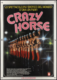 2j0606 CRAZY HORSE DE PARIS Italian 2p 1978 Crazy Horse de Paris, sexy mostly naked strippers, rare!