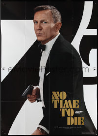 2j0621 NO TIME TO DIE teaser Italian 2p 2021 Daniel Craig as James Bond 007 w/ gun!