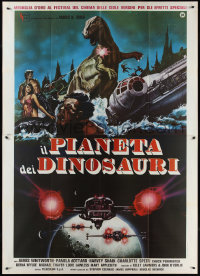 2j0622 PLANET OF DINOSAURS Italian 2p 1978 X-Wings & Millennium Falcon from Star Wars by Alessandrini!