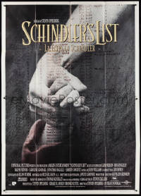 2j0628 SCHINDLER'S LIST Italian 2p 1994 Steven Spielberg World War II classic, ultra rare!