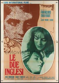 2j0634 TWO ENGLISH GIRLS Italian 2p 1972 Francois Truffaut directed, Jean-Pierre Leaud, different!