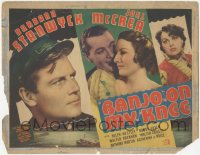 2j1295 BANJO ON MY KNEE TC 1936 sailor Joel McCrea in love with beautiful Barbara Stanwyck!