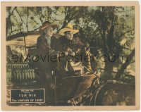 2j1397 CANYON OF LIGHT LC 1926 great image of western cowboy Tom Mix on horse-drawn carriage!