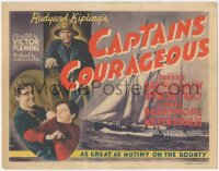 2j1304 CAPTAINS COURAGEOUS TC 1937 Spencer Tracy, Freddie Bartholomew, Lionel Barrymore, classic!