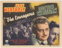2j1306 COURAGEOUS DR. CHRISTIAN TC 1940 Jean Hersholt fights an epidemic, Tom Neal, Dorothy Lovett!