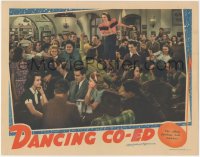 2j1409 DANCING CO-ED LC 1939 super young Lana Turner, the college jitterbugs hold field-day!