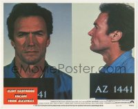 2j1420 ESCAPE FROM ALCATRAZ LC 1979 best front & side mugshot photos of prisoner Clint Eastwood!